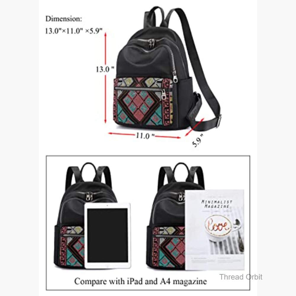 Small Nylon Backpack Lightweight Mini Daypack for… - image 3
